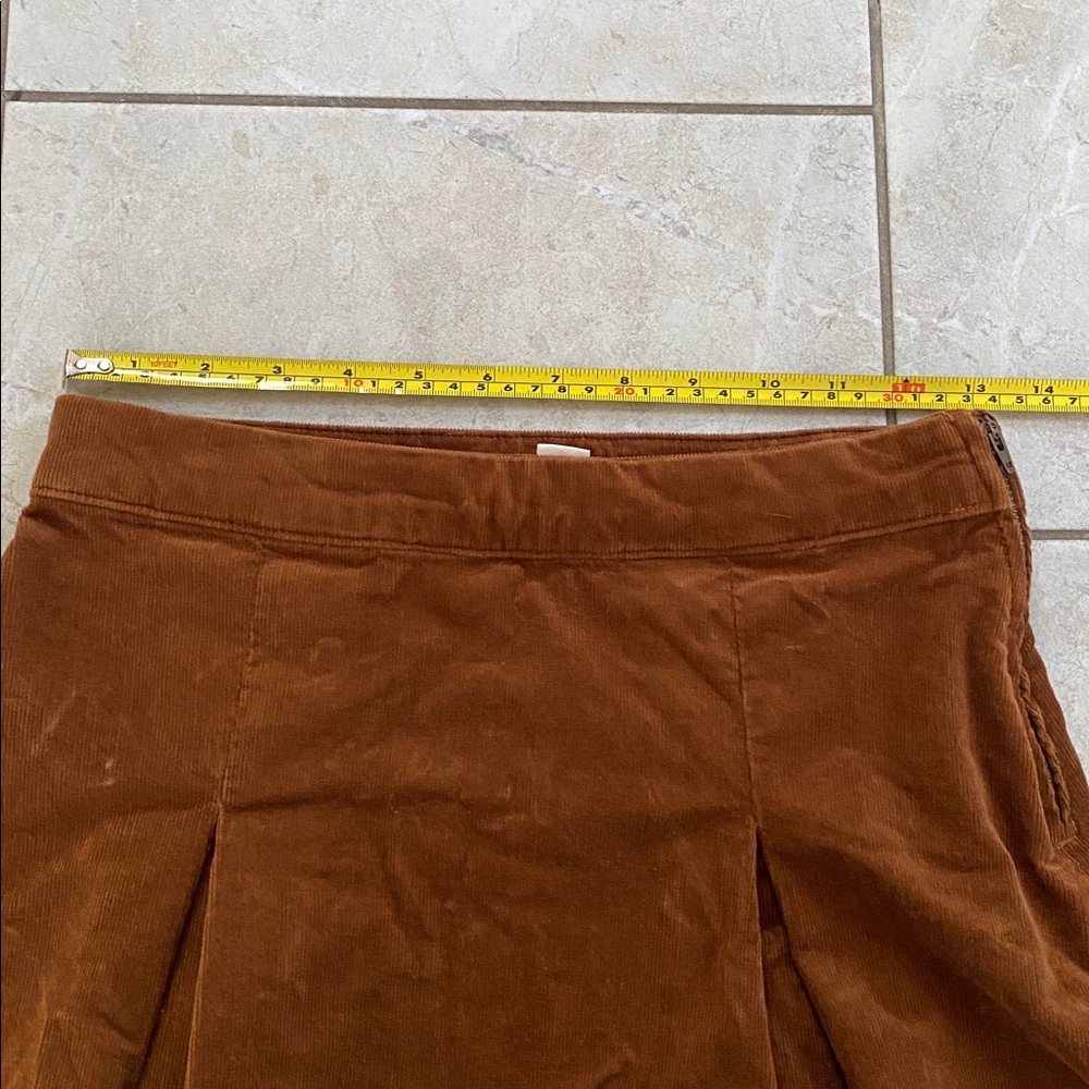 Crewcuts Brown Corduroy Skirt 26W - Picture 5 of 7